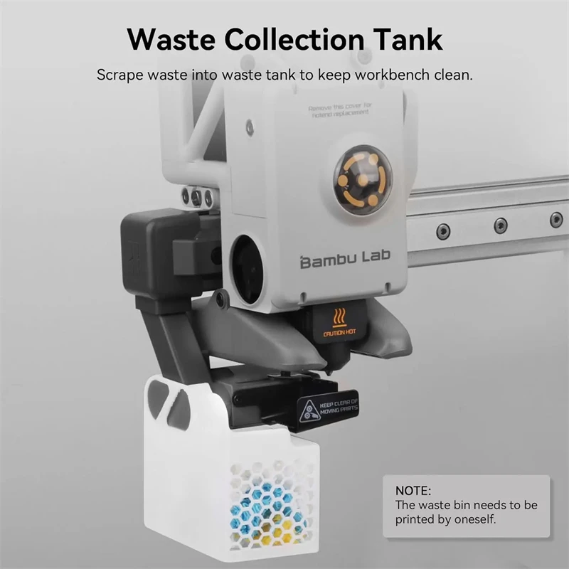 For Bambu Lab A1 mini Purge Wiper Dispensing Component Oozing Collect and Clean Waste Materials For A1/A1 mini 3D Printer Parts