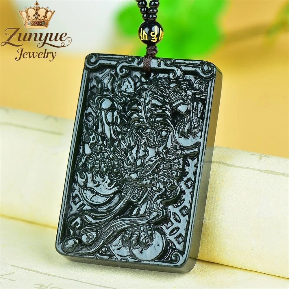 

Natural Genuine Hetian Green Jade Exquisitely Carved Kirin Jade Pendant Luxury Quality Jewelry Fashion Jewelry Charms Exquisite