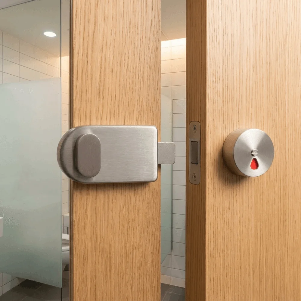

304 Stainless Steel Indicator Bolt Lock Rust Resistance Smooth Action Stainless Steel Lock Solid Structure Flexible Operation