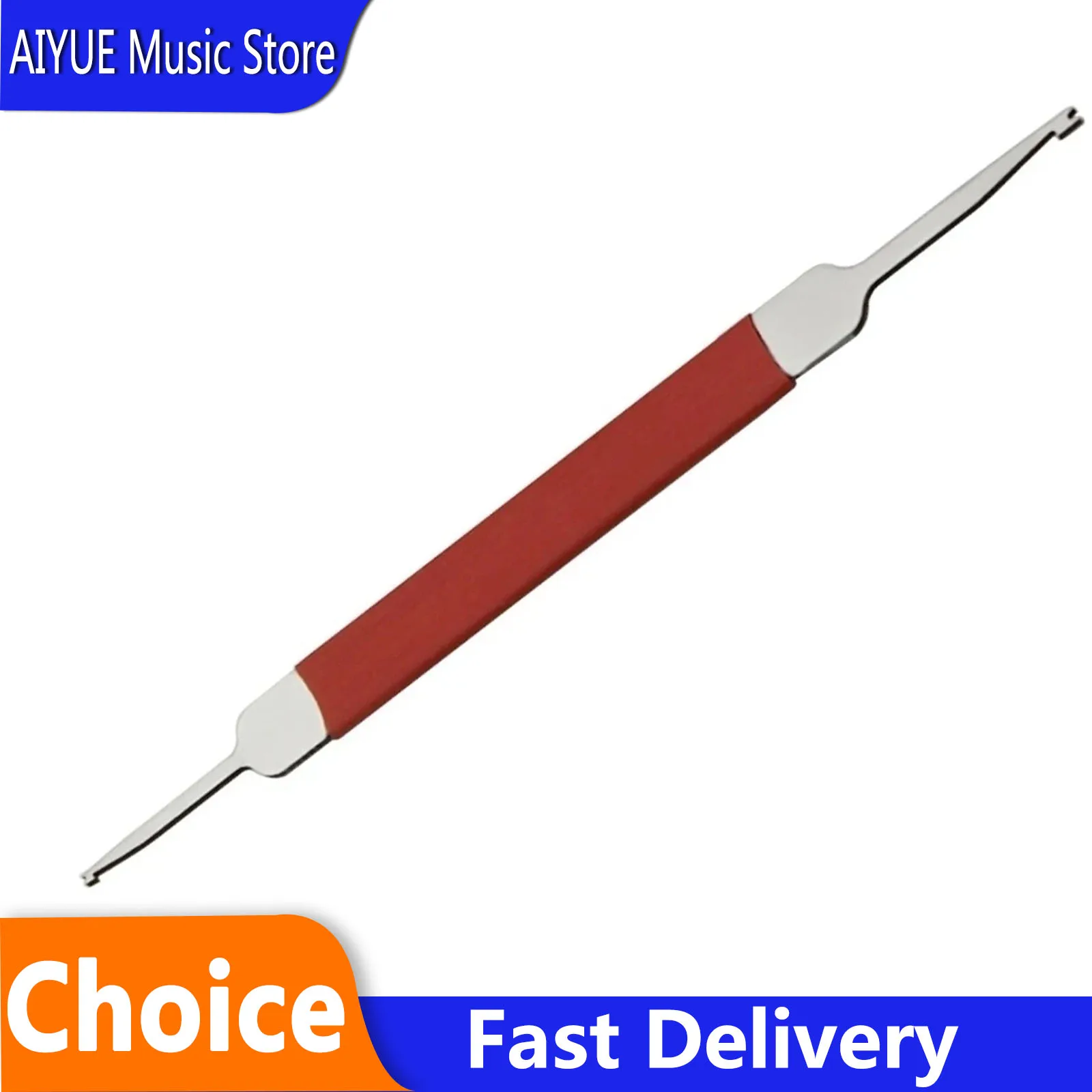 Woodwind Musical Instrument Saxophone Needle Spring Hook Double Hooks Design Repair Tool for Clarinet Oboe Sax Flute Parts