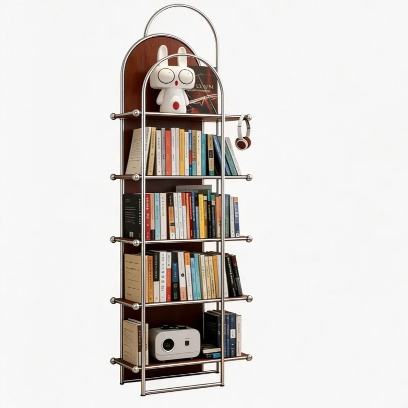 Medieval stainless steel rack, living room storage artifact crack, new layered storage rack, floor-to-ceiling display rack