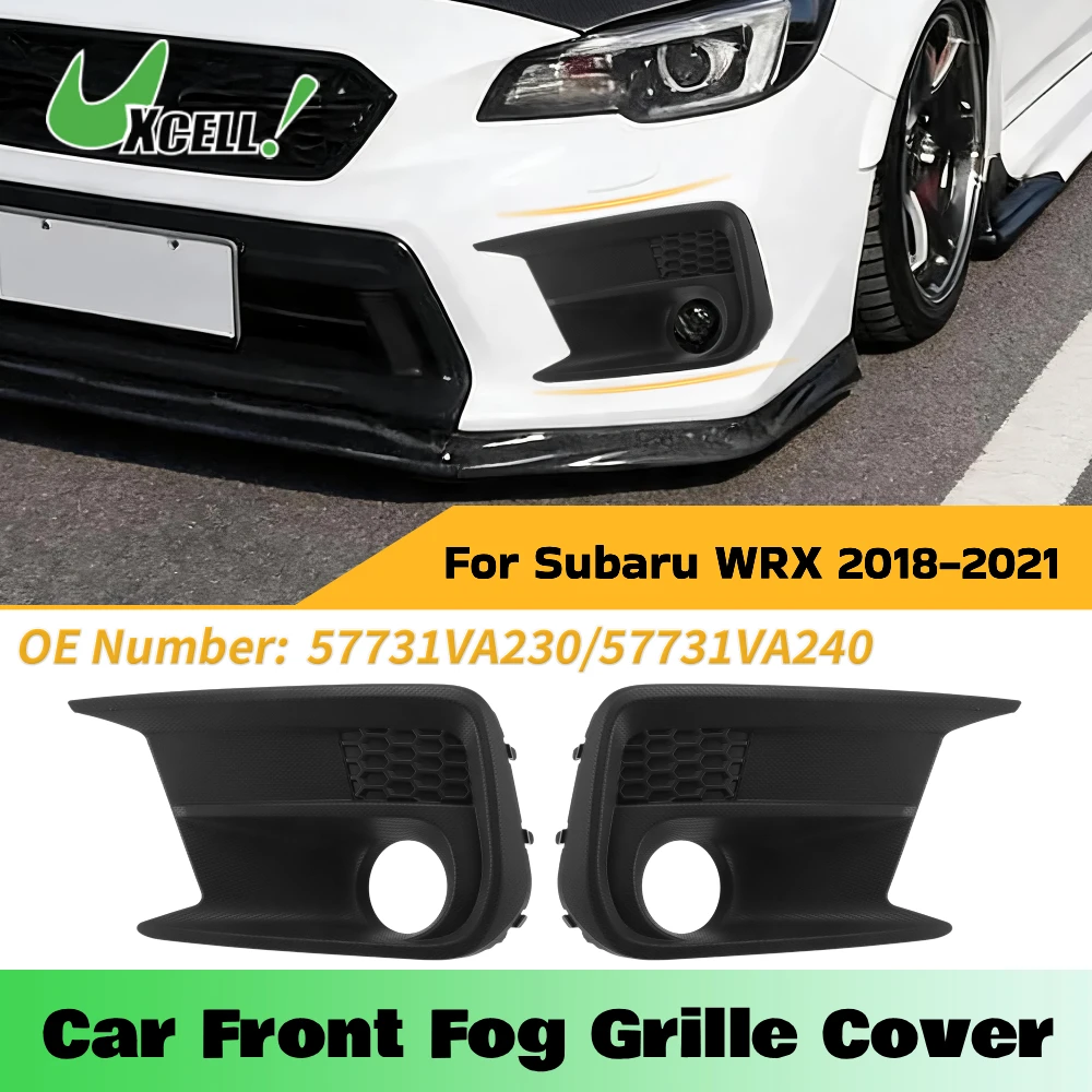 

Uxcell Car Front Fog Light Grille Cover for Subaru WRX 2018-2021 Front Lower Bumper Fog Light Cover Insert 57731VA230 57731VA240