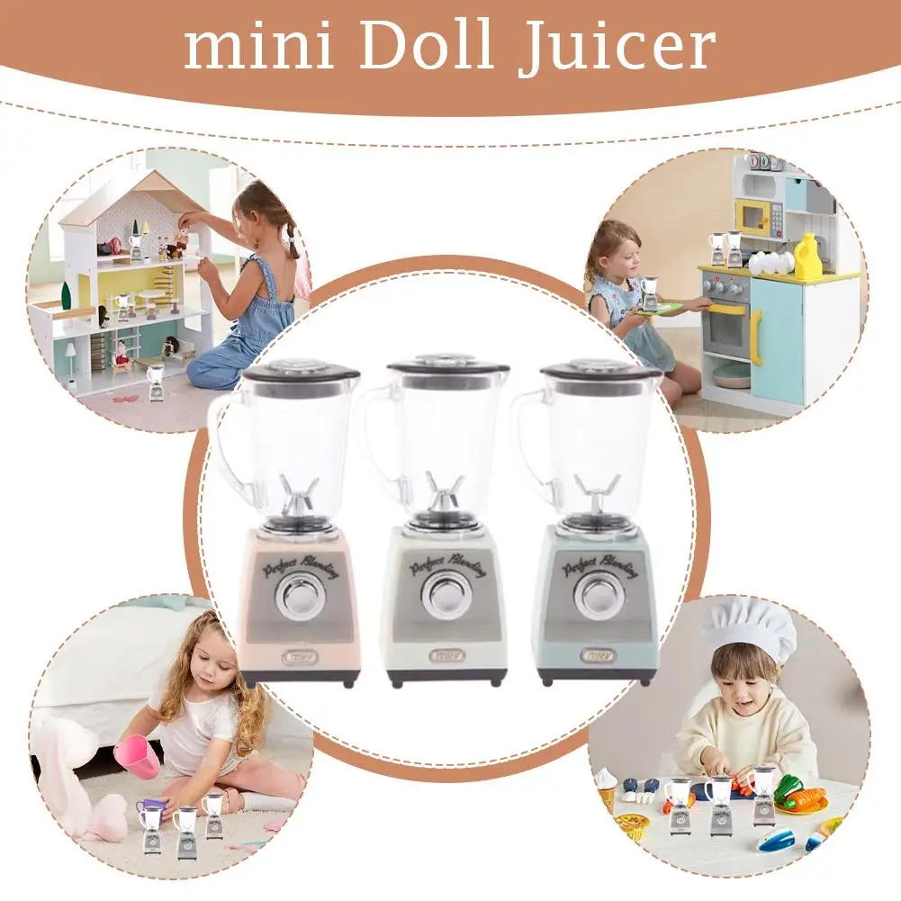 1 stks Miniatuur Sap Blender Poppenhuis Accessoire 1/12 Schaal Koffiezetapparaat Mini Speelgoed Voor Poppenhuis Scène Decoratie Ambachtelijke Speelgoed