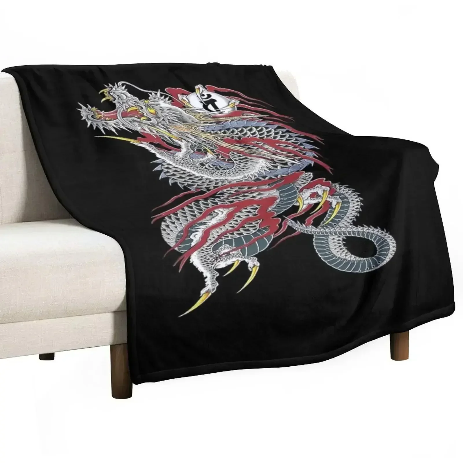 

Kiryu Kazuma - Dragon of Dojima (Yakuza) Throw Blanket Luxurious Soft Fuzzy Blanket for Sofa Bed