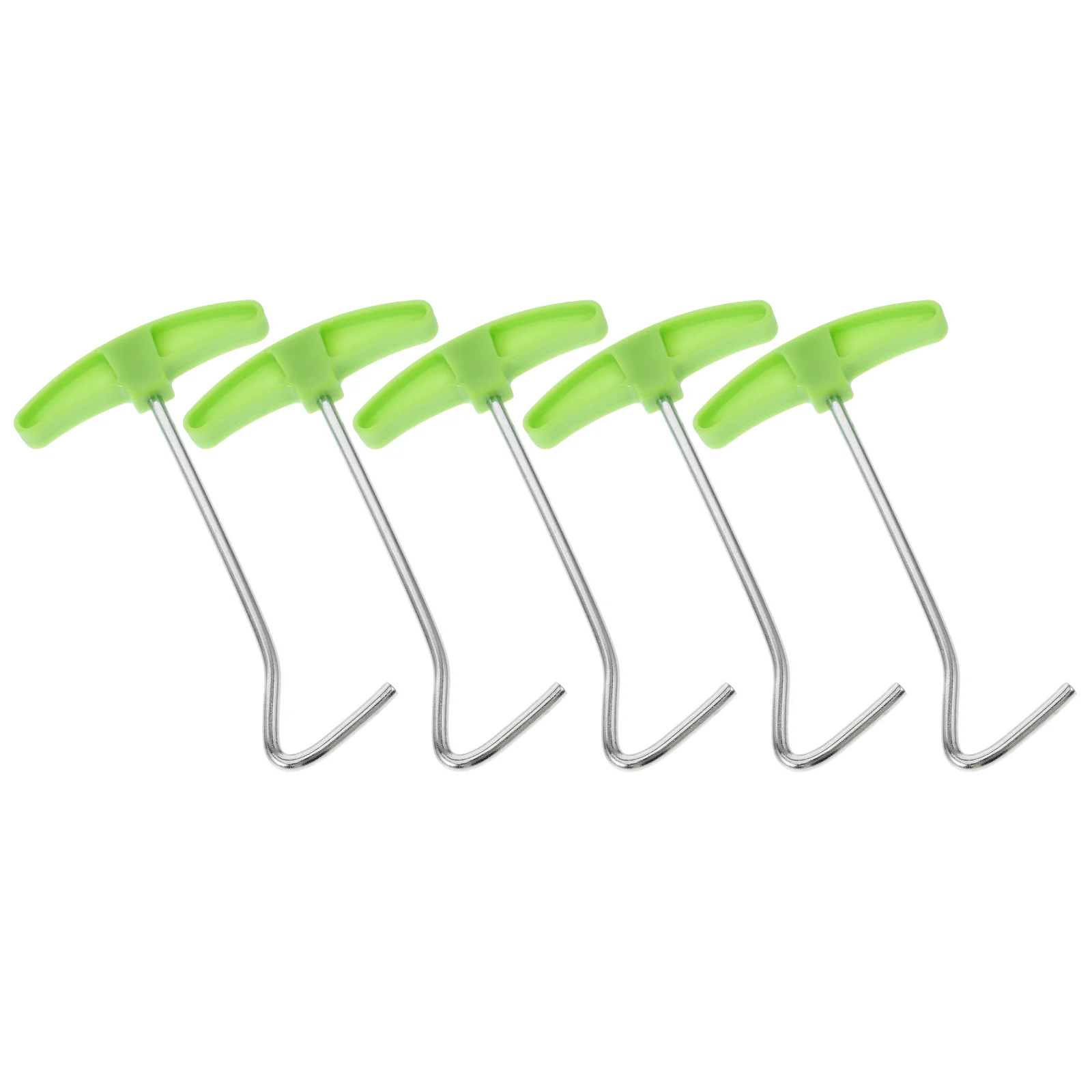 

5 Pcs Tent Stapler Outdoor Peg Puller Trampoline Spring Tool Stake Remover Stakes for