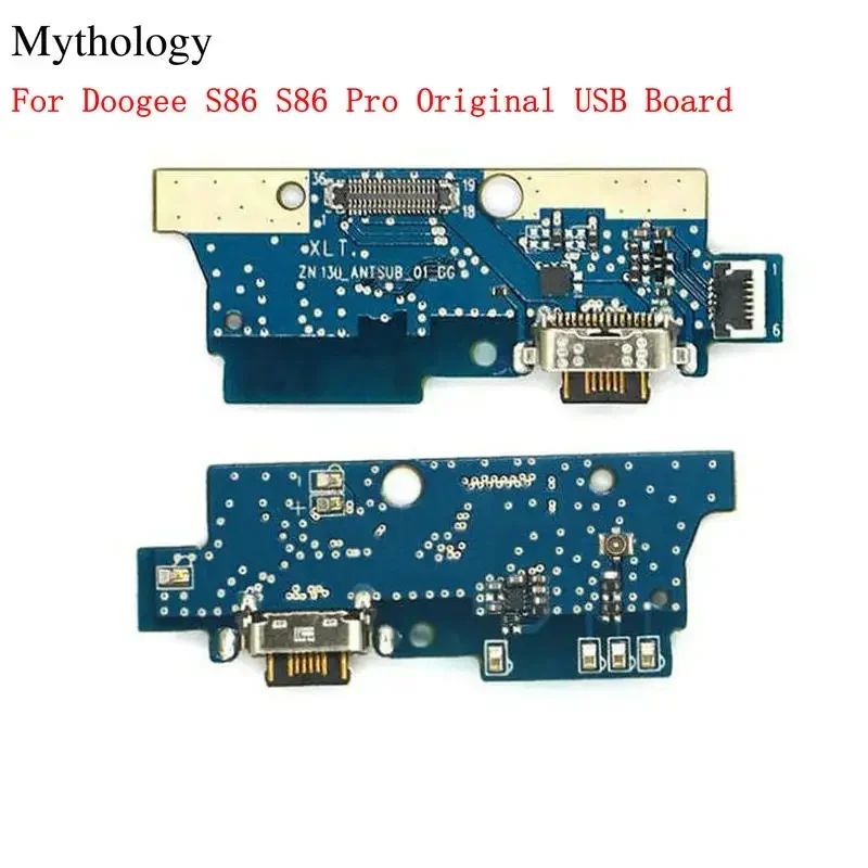 Doca conector para Doogee S86 Pro, placa USB, cabo Flex, carregador, circuitos, acessórios do telefone móvel