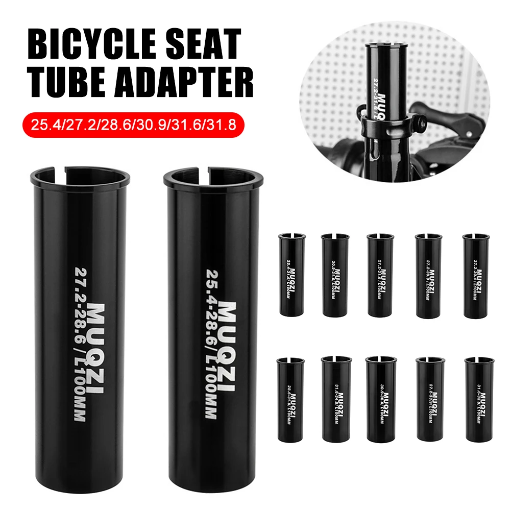 

Bike Seat Tube Reducing Sleeve 25.4/27.2/28.6/30.9/31.6 to 28.6/30/30.4/30.9/31.6/31.8/33.9/34.9/36MM Bike Seatpost Adapter Shim