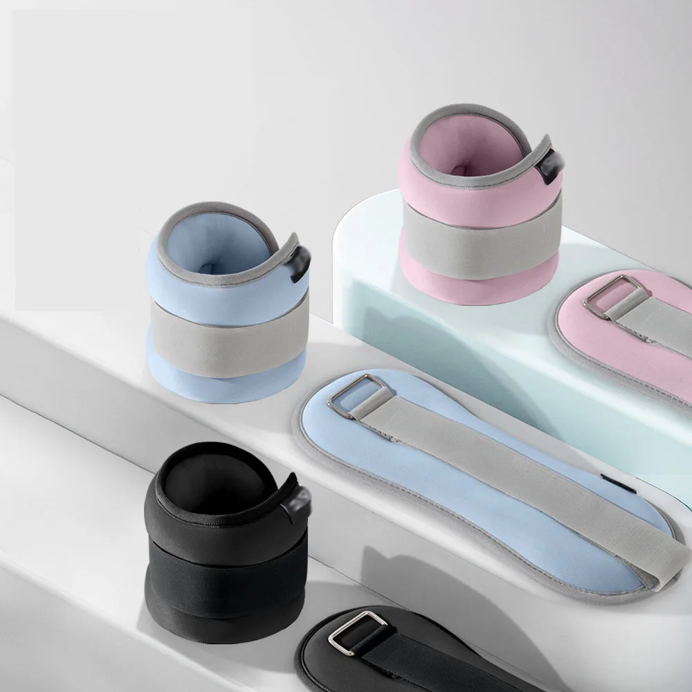 

1Pair Adjustable Ankle & Wrist Weights 0.5kg For Yoga Running Gym Fitness Body Training Non-Slip Durable For Men Women