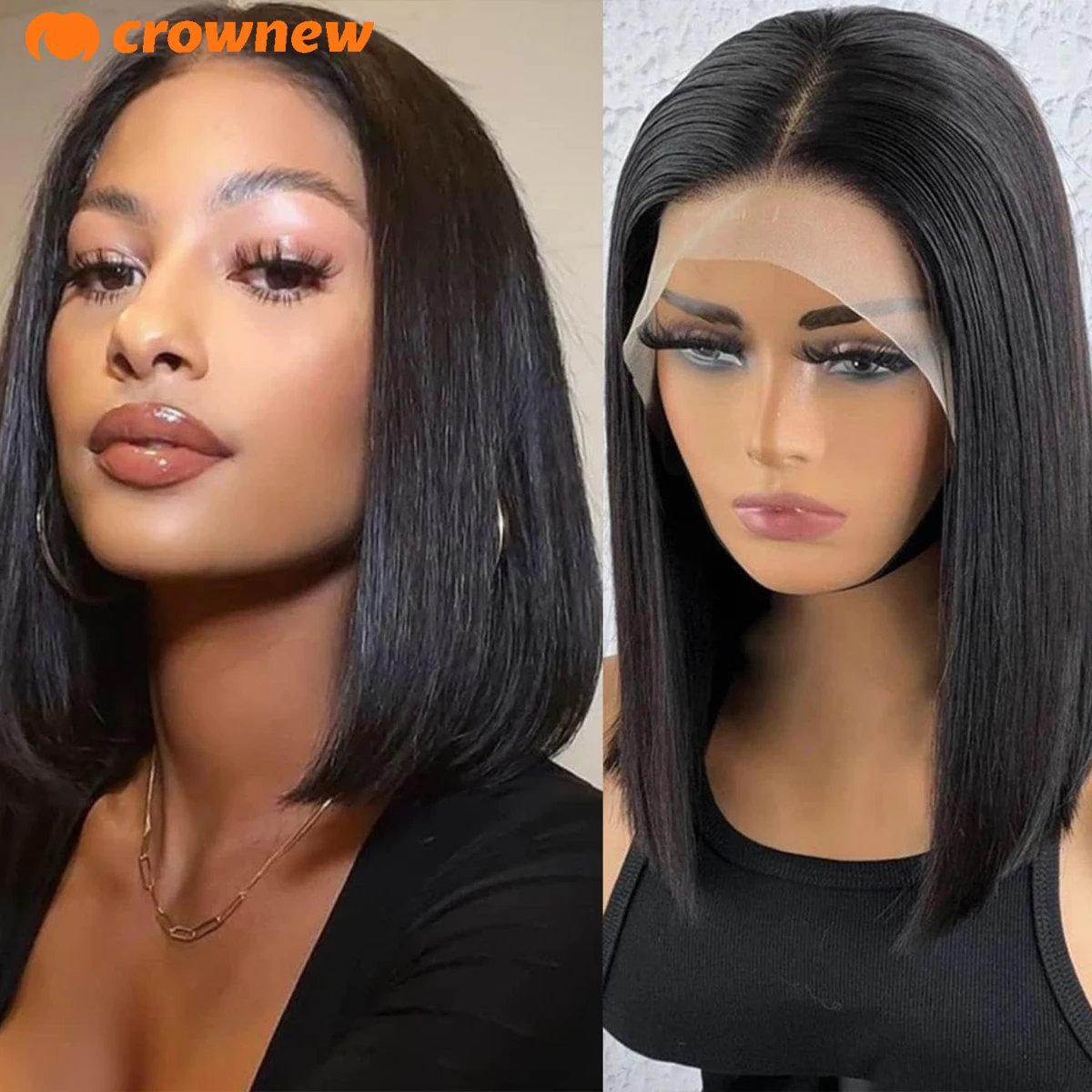 

Bob Wig Human Hair Straight Lace Front Wigs Human Hair 13x4 Hd Lace Wig Human Hair Pre Plucked Bleached Knots Wigs Human Hair