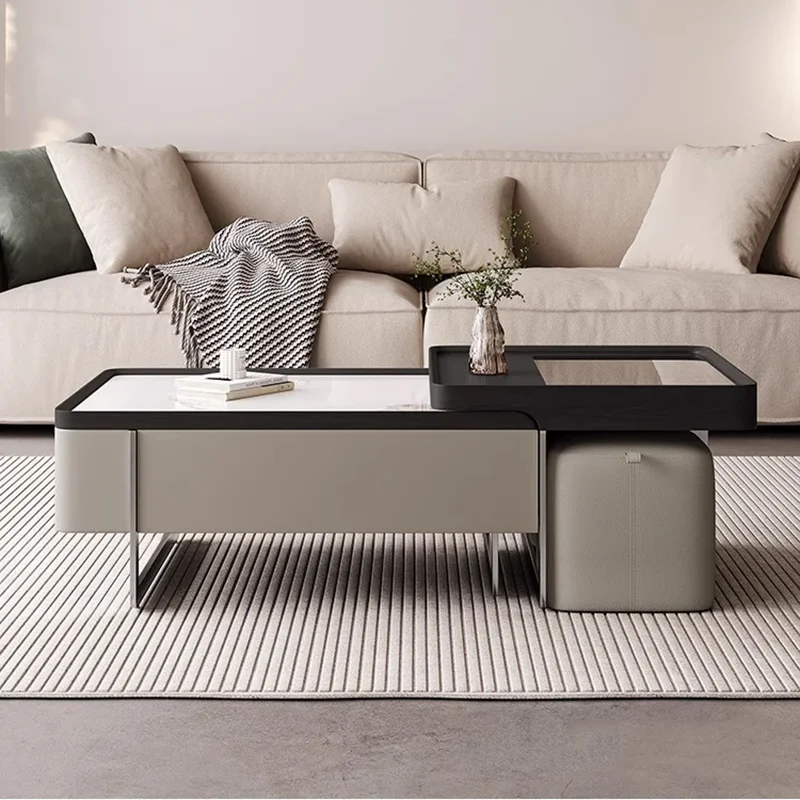 Standing Moving Coffee Table Decoration Designer Books Writing Dinner Side Table Luxury Kaffee Tische Living Room Furniture