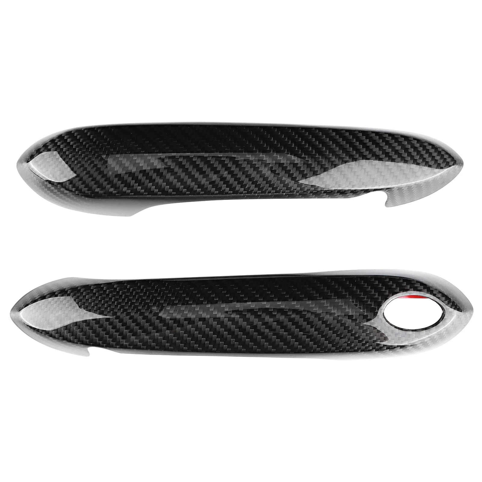 1Pair Car Modification Carbon Fiber Door Handle Cover Trim for supra A90 2018‑2021 Car Door Handle Cover Side Door Handle Trim