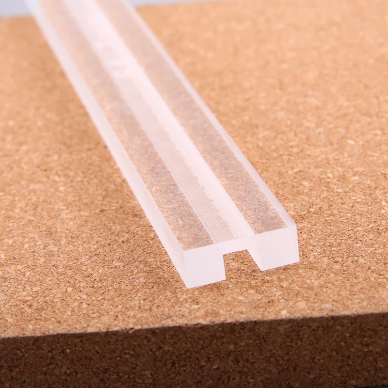 DIY Handmade Leather Tools for 3#5# Zipper Gluing Anti-overflow Ruler Acrylic Zippers Glue Tool Sewing Accessories