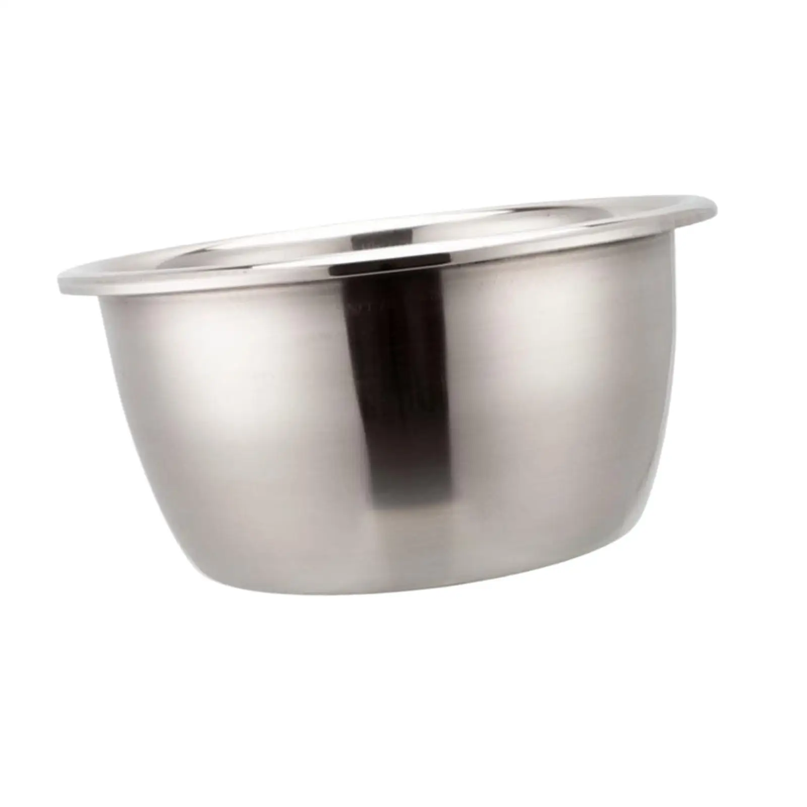 Stainless Steel Basin Mixing Bowl Thicken Storage Gadgets Space Saving Breader Bowl Laundry Tub for Fruits Flour Pasta Grains