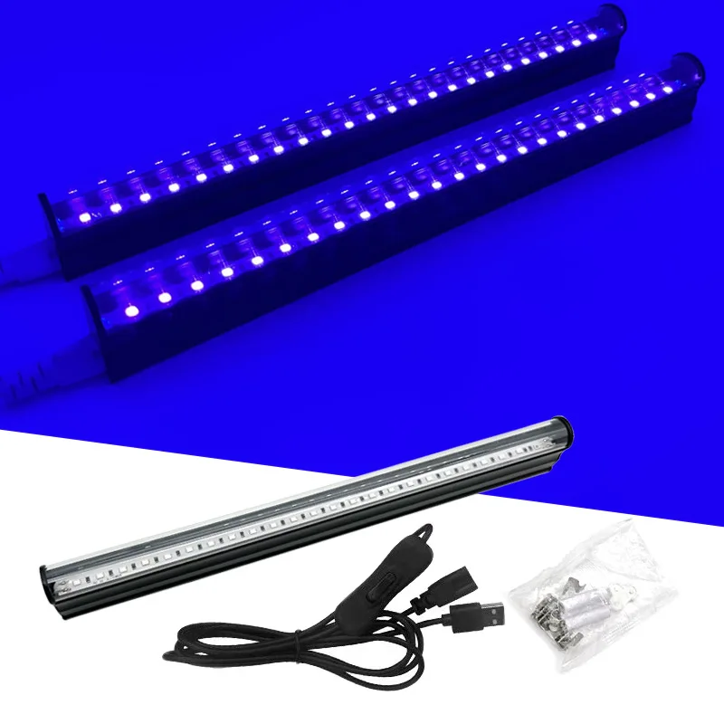 Black Light LED UV Tube Bar KTV Stage Light T5 Fluorescence Detection Purple Light UV Curing Lamp