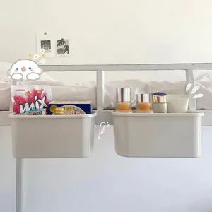 Cesta colgante de gran capacidad Cesta sin perforación de estantes Contar en estante Cuna de pañales Baby Table Box Bedside Bedside Cancas 8 Mejores almacenamiento de canasta de colgantes de ventas - №8