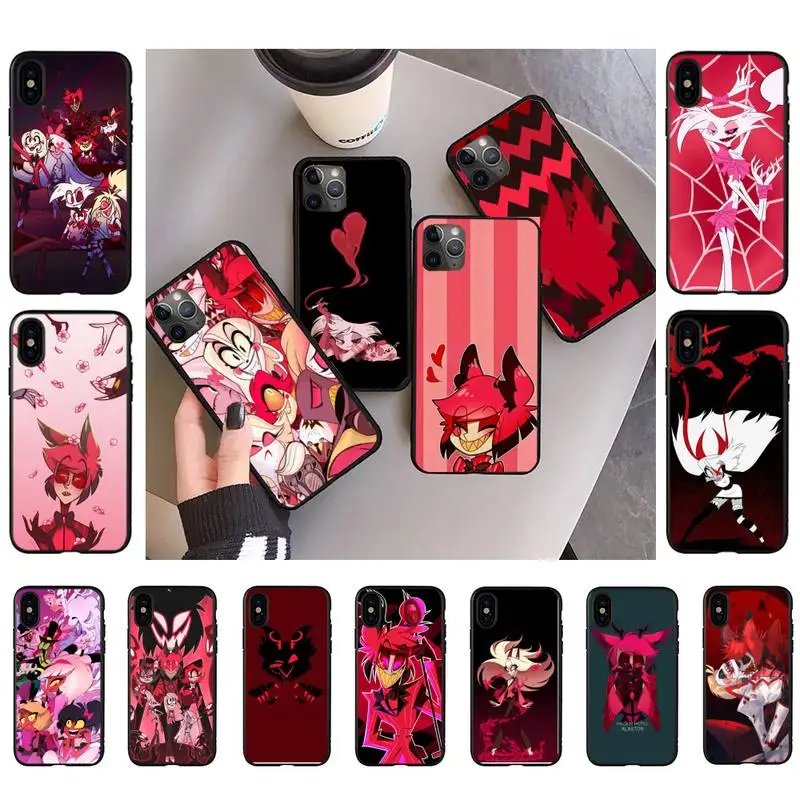 Hazbin Hotels Alastor Phone Case for iPhone 11 12 13 mini pro XS MAX 8 7 6 6S Plus X 5S SE 2020 XR case