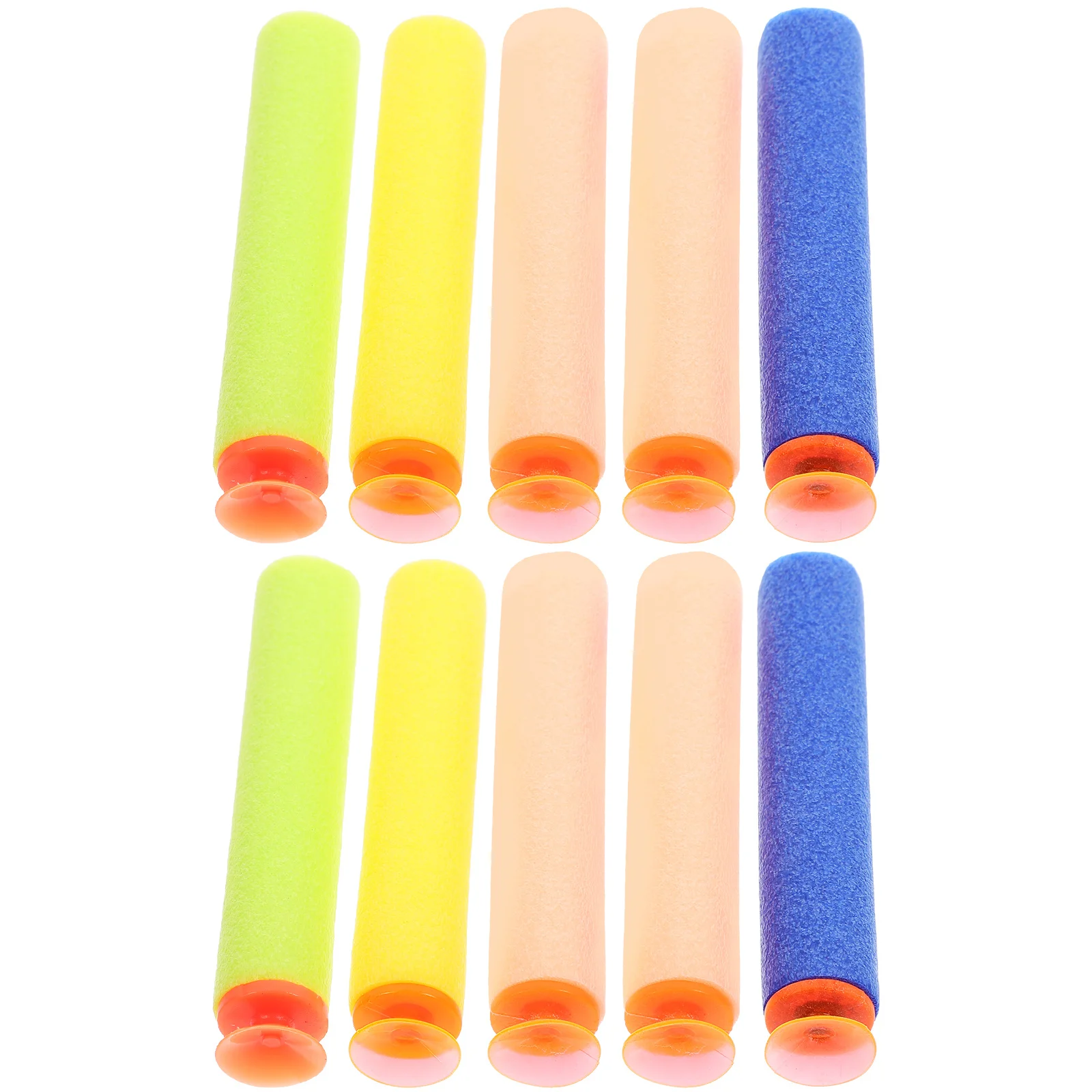 

100Pcs 4 Assorted Color 7.2cm Eva Foam Darts Tips Durable Safe for War Game Series A0707 A0715 H34069 Cs-35 War Game