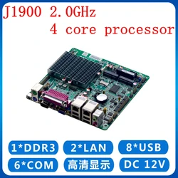 J1900 Bay trail Mini ITX Motherboard With dual Gigabit Ethernet LPT  6 *COM 8*USB MINI-ITX