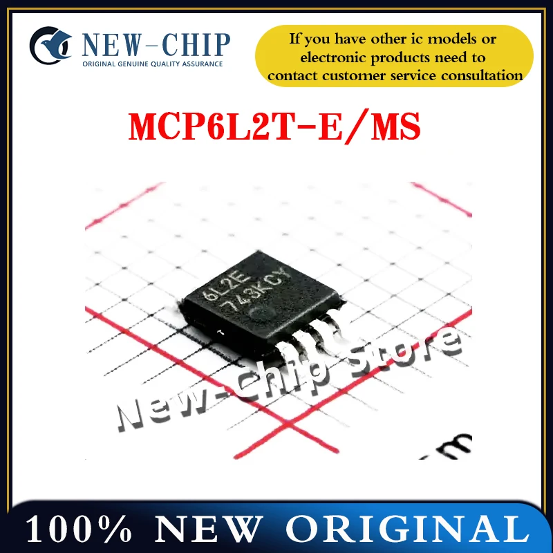 

2PCS-50PCS/LOT MCP6L2T-E/MS 6L2E MSOP8 New original MCP6L2T-E