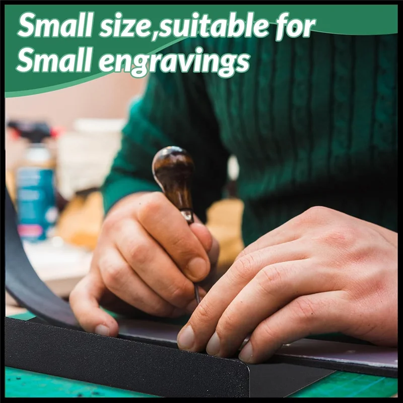 A44F- Gancio da banco e piastra di inchiostrimento per intaglio di stampaggio a blocchi, blocco per incisione su metallo (9 x 7 pollici)