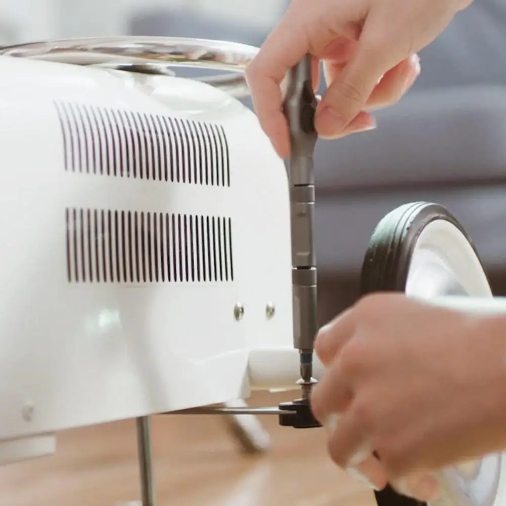 

Набор магнитных отверток Компактный набор магнитных отверток с храповым механизмом и ручкой привода с высоким крутящим моментом Портативный для точности