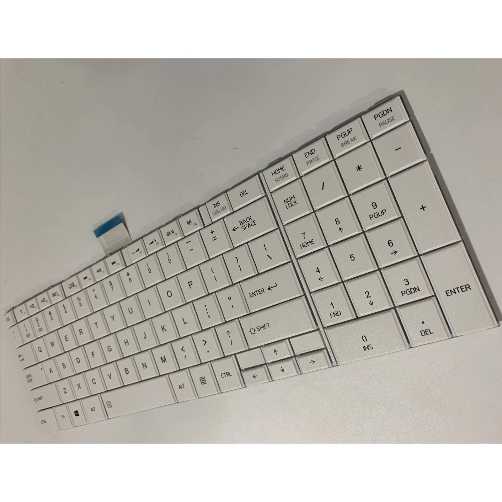 Teclado de ordenador portátil con diseño estadounidense para Toshiba Satellite C50-A C50D-A C50-A-053 C50-A-0FN C50-A-02T