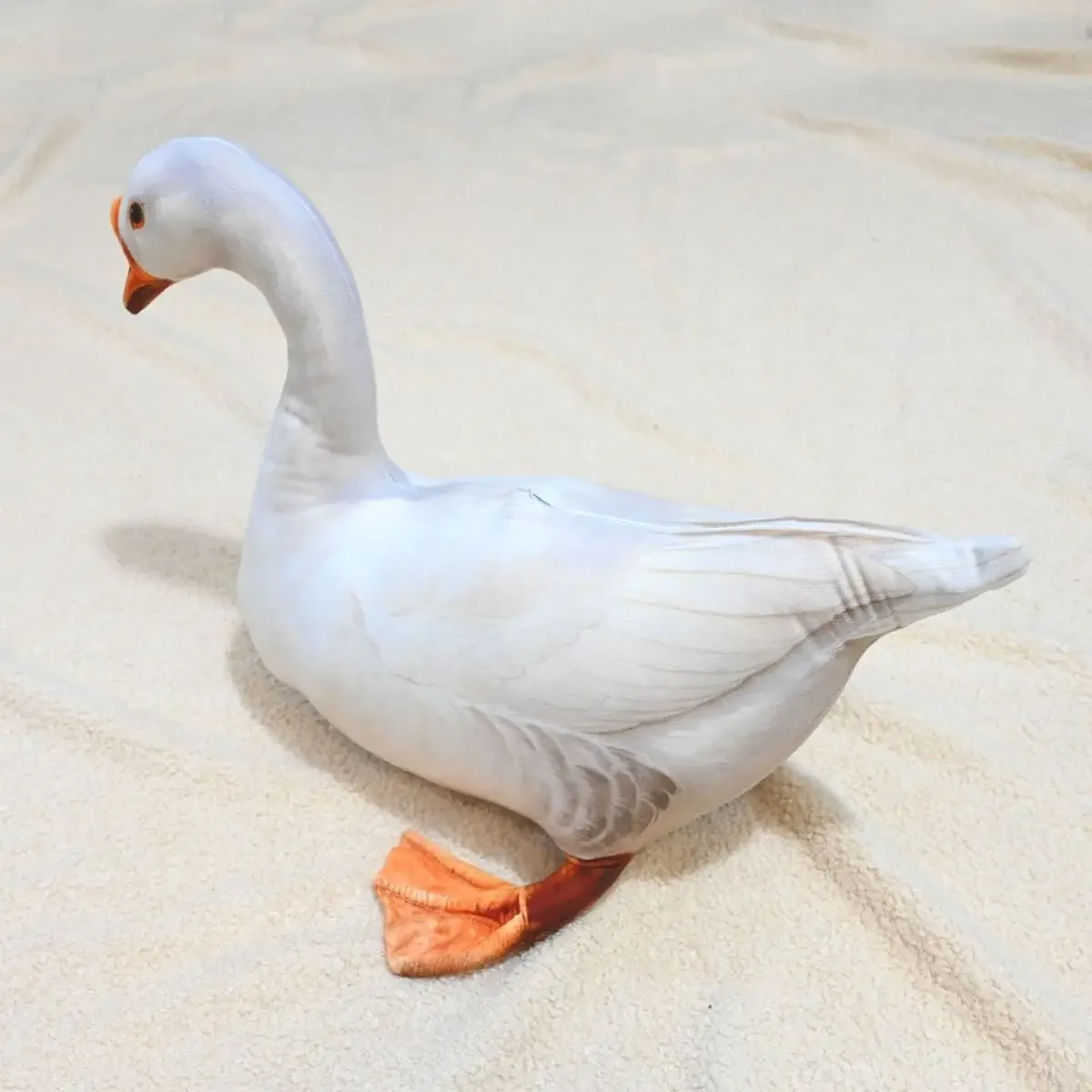 Custom Funny Wacky White Goose 3D Shape Pillow Personalized Pet Pillow From Photo Pet Loss Memorial Gift Stuffed Toys Dolls