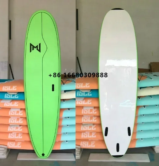 Softboard Surfboard for Surfing School with Vacuum Bag Technology