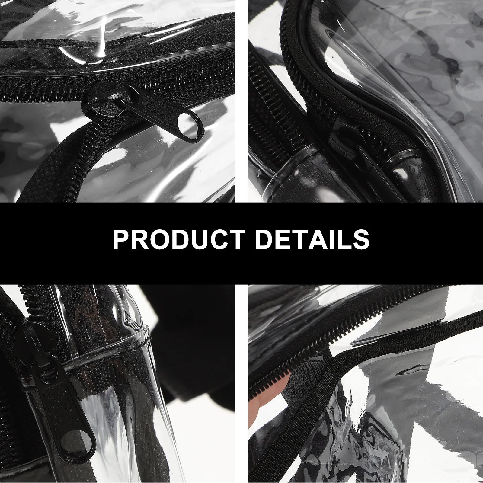 

PVC Clear Stadium Backpack Professional Multi-Function Portable Small Transparent Bag for Concert Travel Daily Use