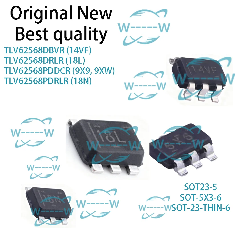 (10-50 PCS) TLV62568DBVR 14VF TLV62568DRLR 18L TLV62568PDDCR 9X TLV62568PDRLR 18N TLV62568 TLV62568 TLV62568P IC CHIP