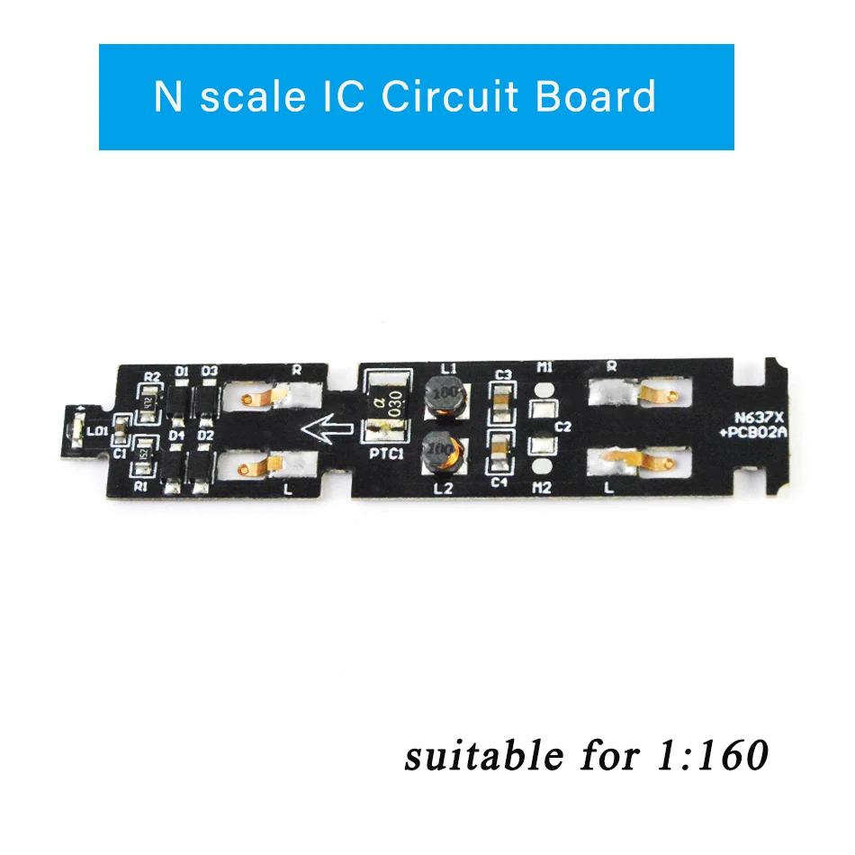 N Scale 1:160 Railway Train Kits Electric Train Parts IC Circuit Board PCB Board Upgrade with Sound and Lights Train Accessories