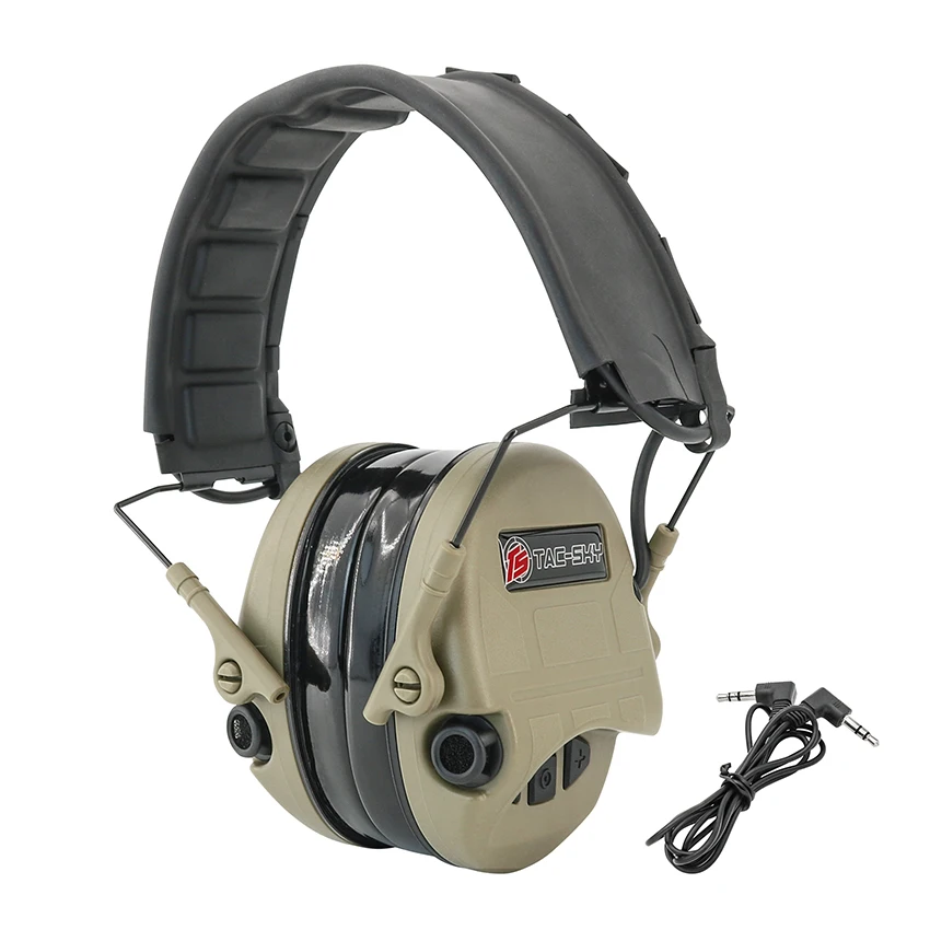 TAC-SKY versión mejorada SORDINULTRA IPSC auriculares tácticos captación de sonido protección auditiva auriculares SORDN para deportes Airsoft