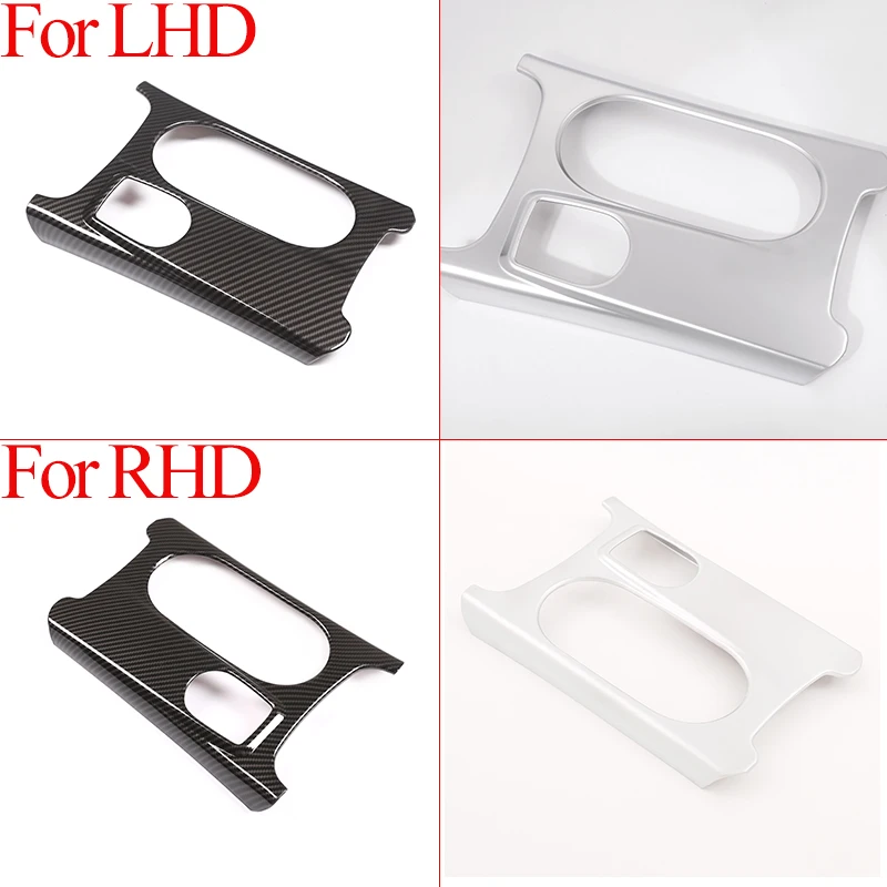 For LHD RHD ABS Chrome Cup Holder Cover Trim For Mercedes Benz A/GLA/CLA Class C117 W117 W176 X156 2012-2018 AMG Accessories