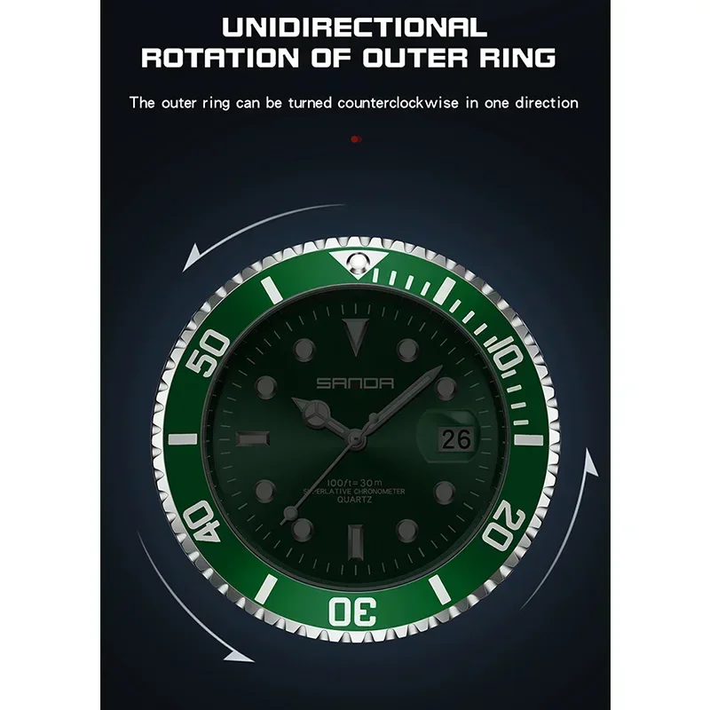 SANDA 7018 ساعات العلامة التجارية الفاخرة مقاوم للماء سيليكون كوارتز ساعة الرجال Relogio Masculino رائجة البيع الرجال ساعة كوارتز رياضية رجالي