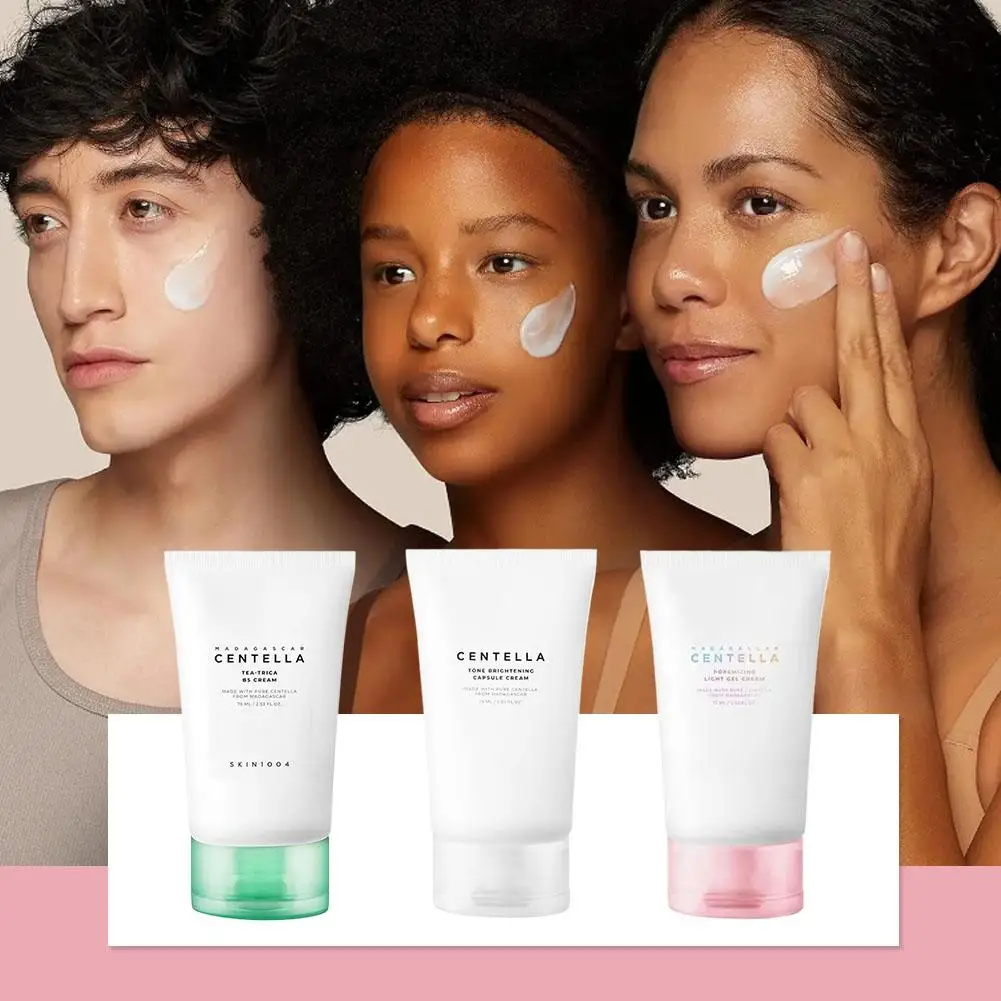 مجموعة العناية بالبشرة من كينتيللا اسياتيكا مصل تفتيح حبر حمض الهيالورونيك مع واقي من الشمس مقاوم للماء ومرطب ومهدئ للوجه