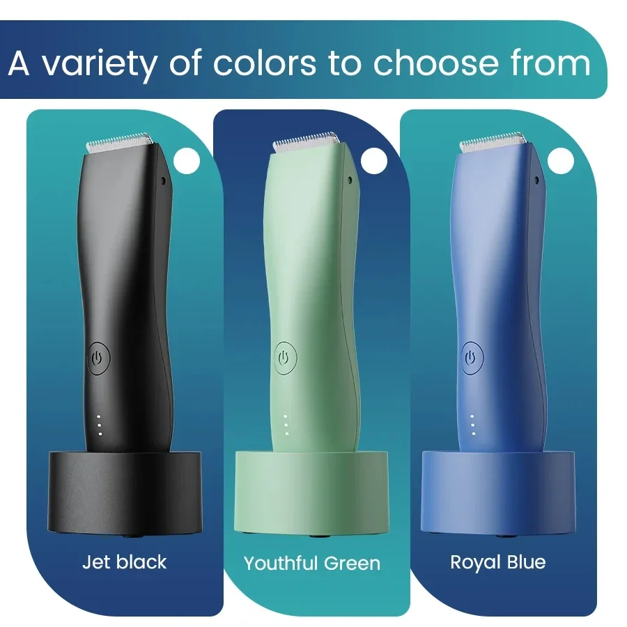 ماكينة قص شعر الجسم الكهربائية المقاومة للماء، ماكينة حلاقة خاصة للإبط والعانة للرجال #1