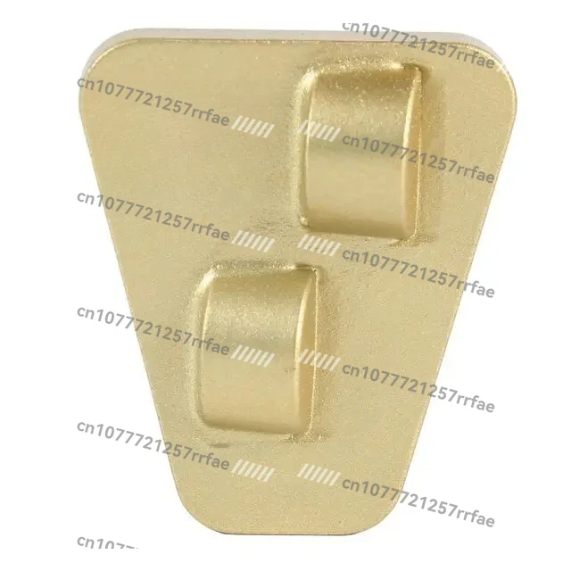 

Two semicircular, abrasive blade segments