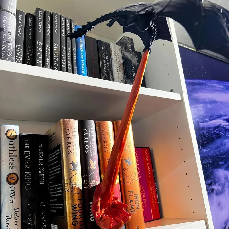 Dragon Flame Book Nook New Dragon Flame Book Nook Bookshelf Decoration