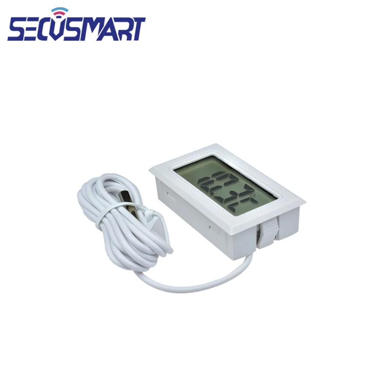 Independent Mini Temperature And Humidity Sensor White Electronic Digital Thermometer Indoor Home LCD Hygrometer Detector