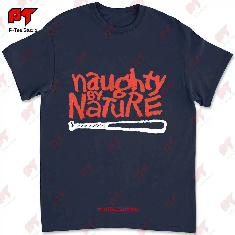 New Limited Naughty By Nature Red Logo T Shirt 84S1