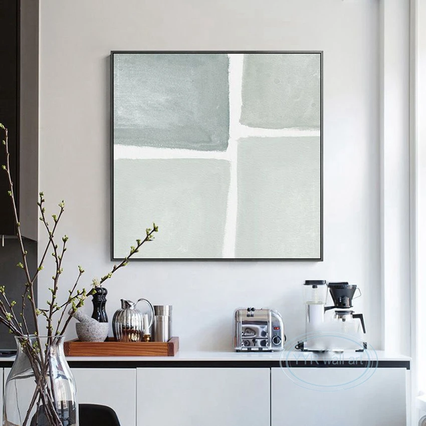 

Modern Wall Art Canvas Handmade Oil Painting Minimalism Abstract Decorative Mural Living Room Bedroom Restaurant Hanging Poster