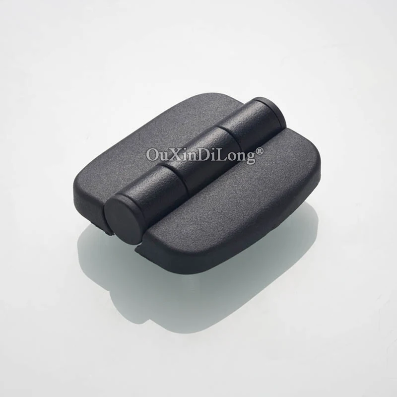 10PCS Zinc Alloy Industry Machinery Hinge with Waterproof Cover Distribution Box Hinge Switch Electric Cabinet Door Hinge Black