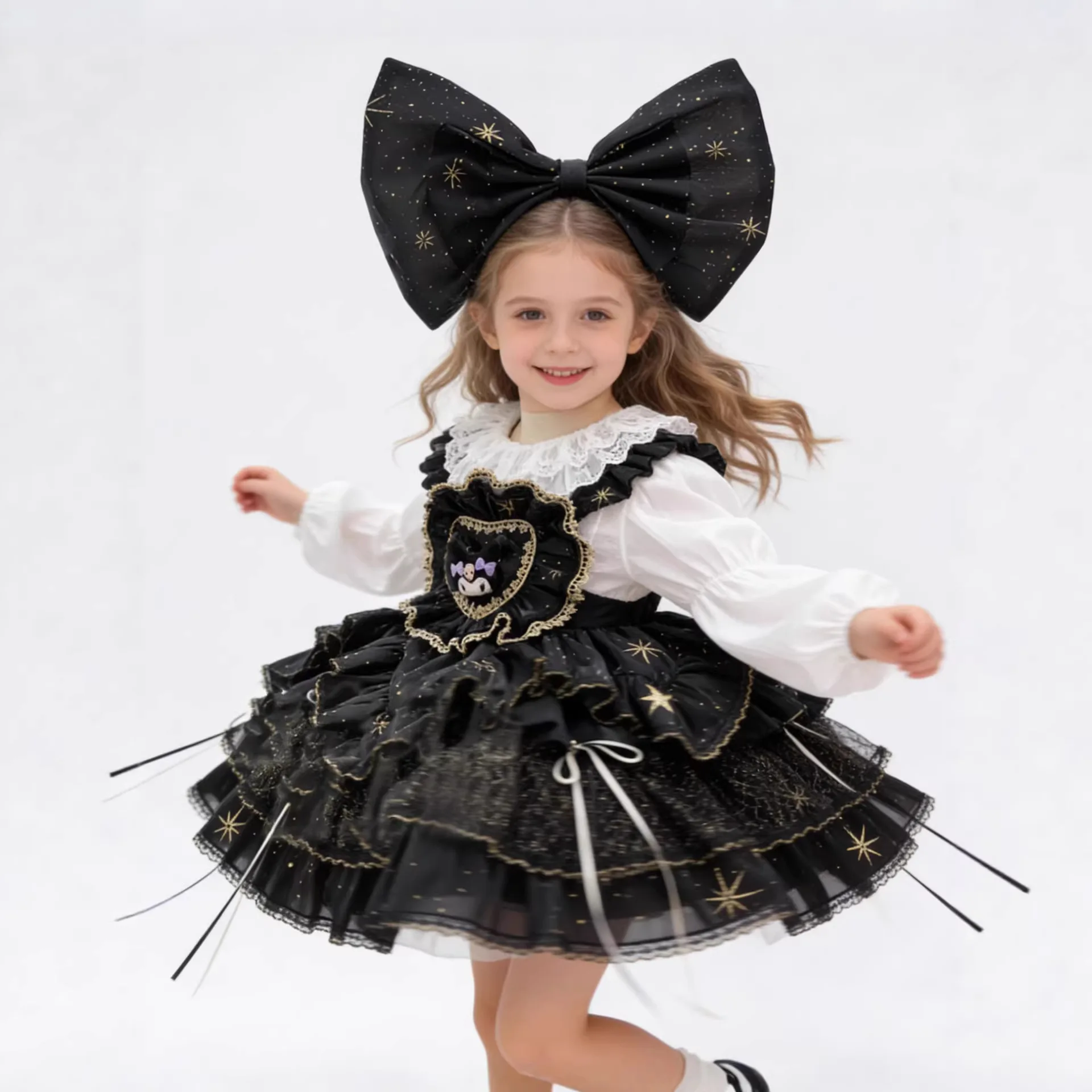 Girls Lolita Princess Dress New Children's Birthday Fluffy Gauze