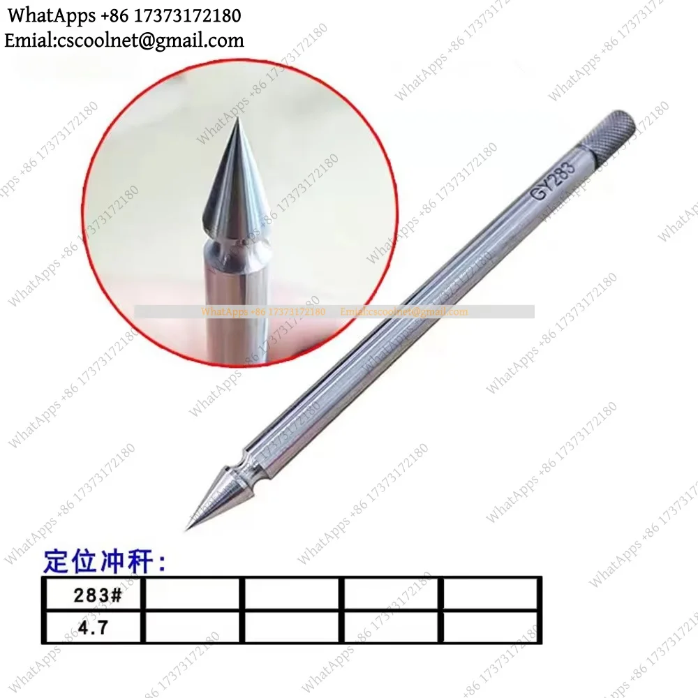 k3 Watch Repair Positioning Punch Set, Hard Hinge Disassembly Tool with Cutting Rod, Precision Needle Machine for Watchmakers