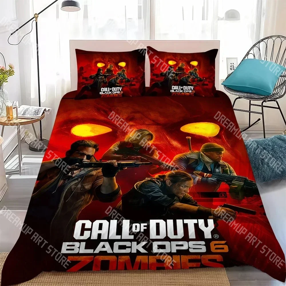 Comfort CALL BLACK OPS Game Bedding Set Single Twin Full Queen King Size Bed Set Kids Bedroom Duvetcover Sets Bed Sheet Set