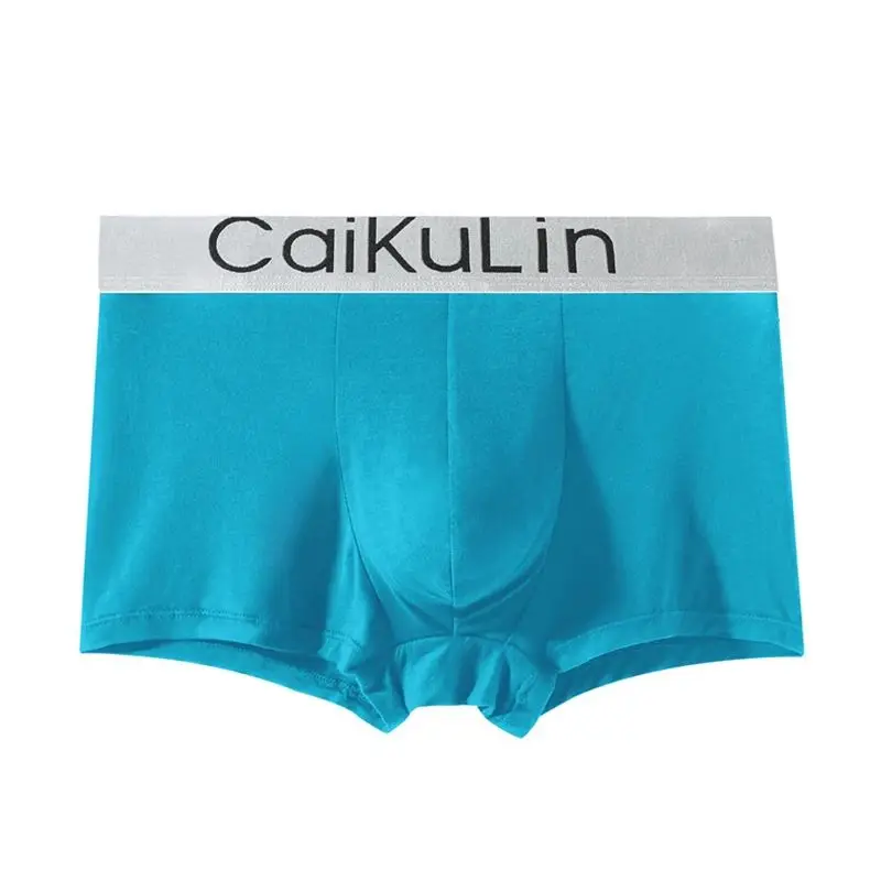 

1 Pcs Men's CaikuLin Waistband Boxer Briefs Soft Comfortable Underwear Solid Fabric for Daily Wear Fashion Men's Underwear