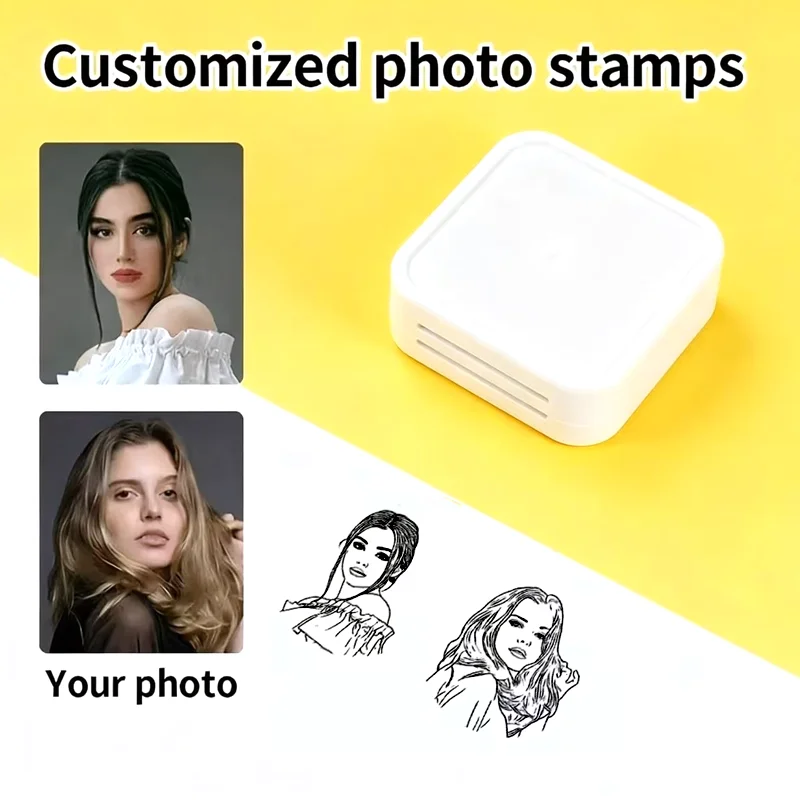 ختم صور مخصص - وجه أو تصميم شخصي، لحفلات الزفاف، والحفلات، والمناسبات التذكارية، وهدايا طوابع قابلة للتخصيص