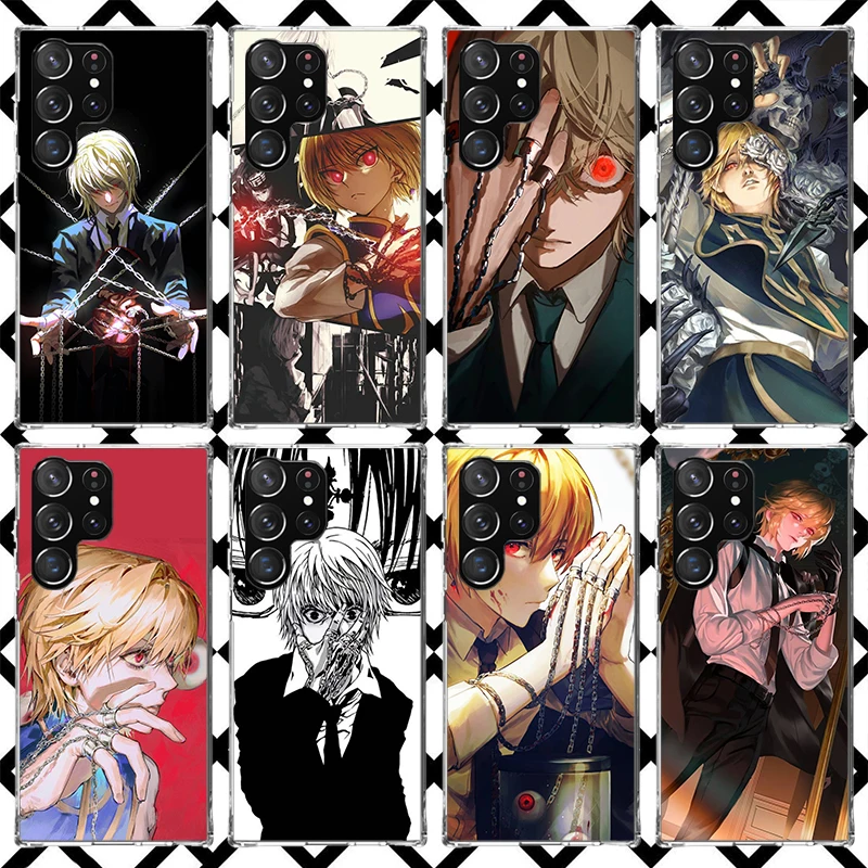 Huner X-Hunters Kurapika Phone Case for Samsung Galaxy S26 S25 Edge S24 S23 Ultra S22 Plus S21 FE S20 + Soft Cover Print Fundas