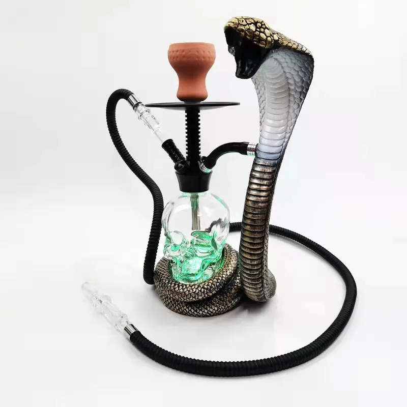 

Factory direct sales new hot selling shisha set animal shape animal hookah snake