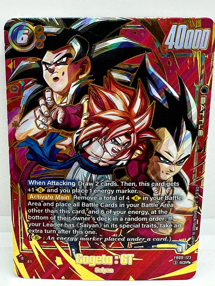 Super Kartenspiel Fusion World Saiyan Goku Broli Spielzeug Hobbys Sammlerstücke Spielkollektion Anime-Karten